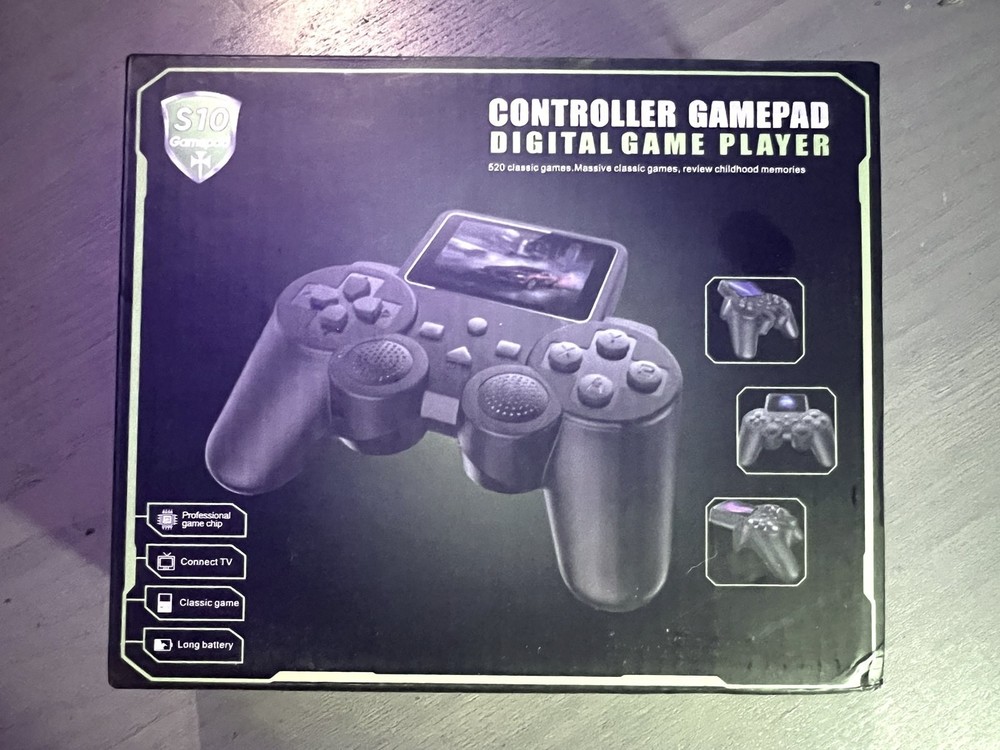 S10 Controller Gamepad Digital Game Player Handheld 520 Games TV Output NEW
