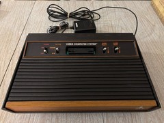 Atari 2600 Video Game Console W/ Modern TV Adapter! TESTED / WORKING!